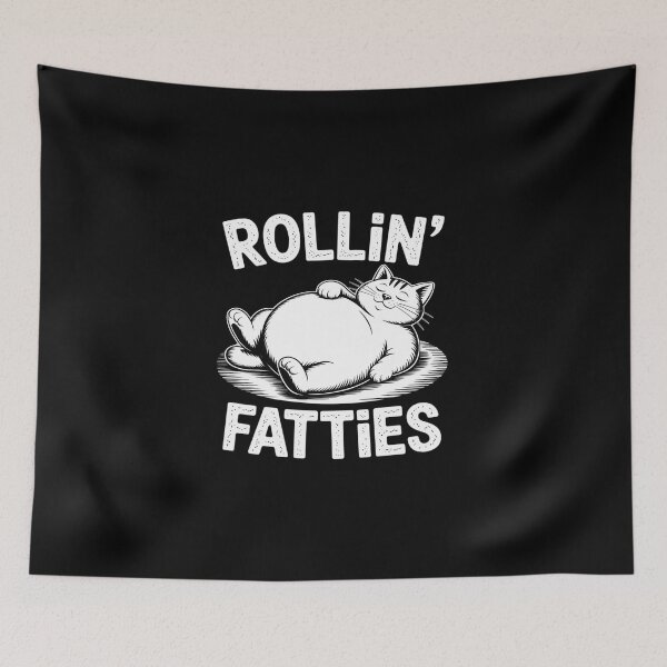 Item preview, rollin' fatties cat cats kittens dad Cat mom chonk 6 designed and sold by DigitaldeligArt.
