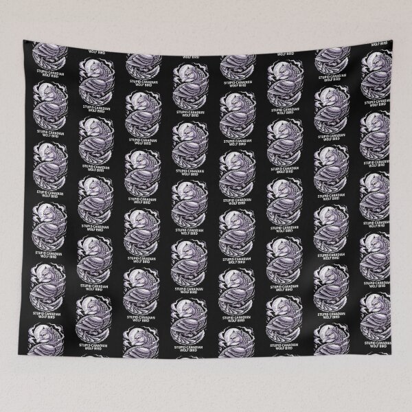 Item preview, Stupid Canadian Wolf Bird - Mystical Purple Phoenix Moon Design designed and sold by DarylWelsh2024.