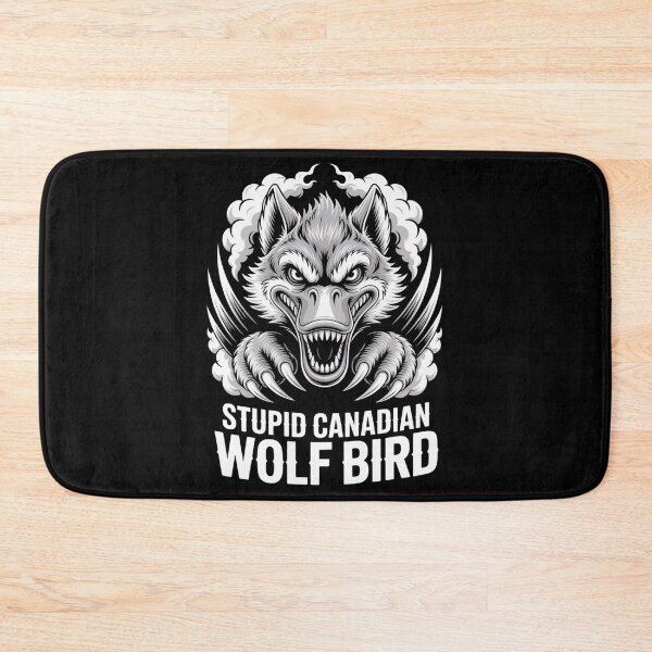 Item preview, Stupid Canadian Wolf Bird - Fierce Symmetrical Smoke Cloud Attack Design designed and sold by DarylWelsh2024.