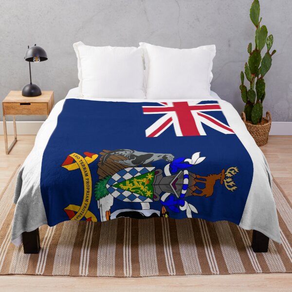 Item preview, Vertical South Georgia and the South Sandwich Islands Flag Design designed and sold by NTGUILTY.