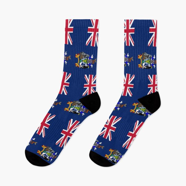 Item preview, Vertical South Georgia and the South Sandwich Islands Flag Design designed and sold by NTGUILTY.