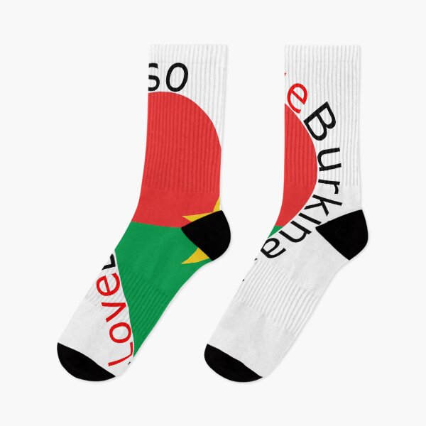 Item preview, I Love Burkina Faso  Heart designed and sold by TheIconSmith.