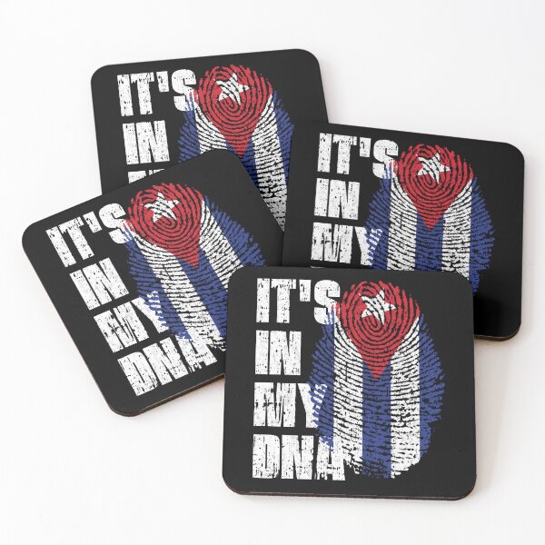 Item preview, IT'S IN MY DNA Cuba Flag Roots designed and sold by CosmoKitsch.