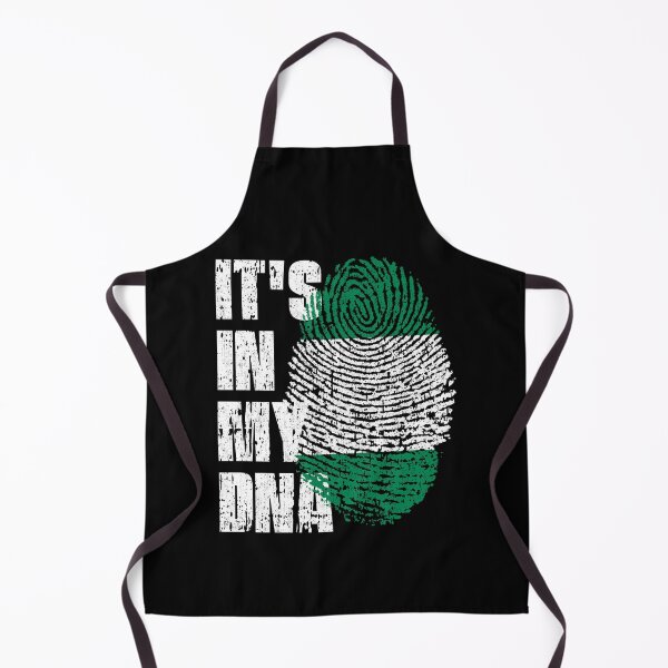 Item preview, IT'S IN MY DNA Nigeria Flag Roots designed and sold by CosmoKitsch.