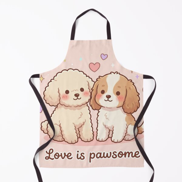 Item preview, Cute Dog Couple in Love – Valentine’s Romantic Gift Poster designed and sold by Nice Vibes Prints.