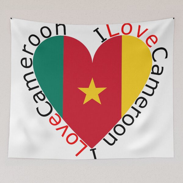 Item preview, I Love Cameroon  Heart designed and sold by TheIconSmith.