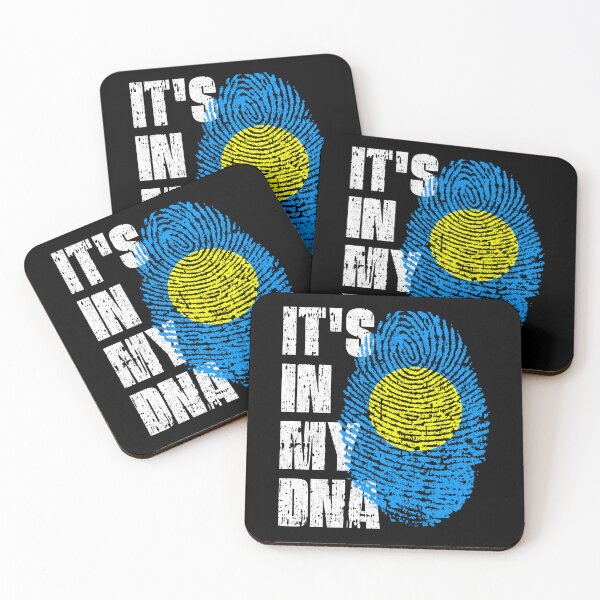 Item preview, IT'S IN MY DNA Palau Flag Roots designed and sold by CosmoKitsch.