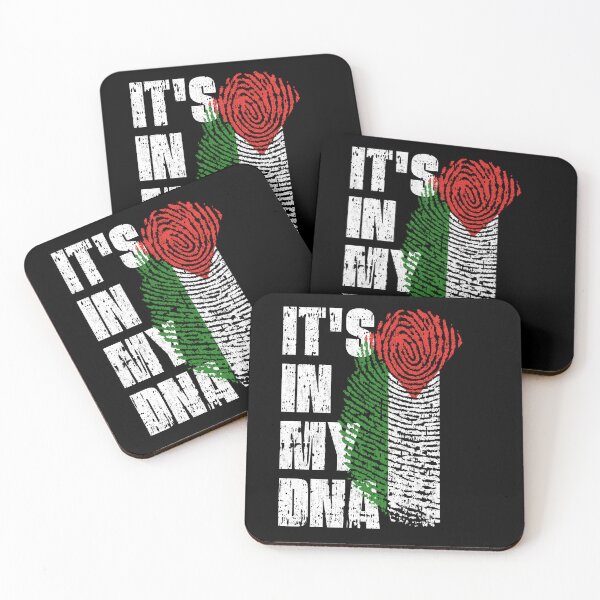 Item preview, IT'S IN MY DNA Palestine Flag Roots designed and sold by CosmoKitsch.
