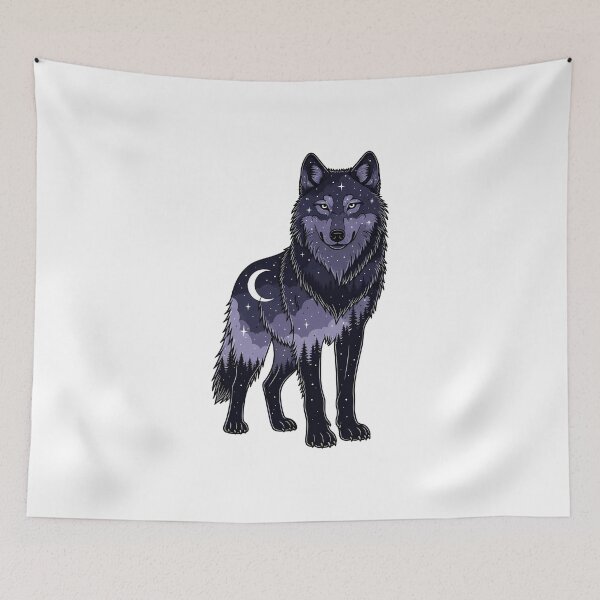 Item preview, Night Forest Wolf designed and sold by Thunderbelts.