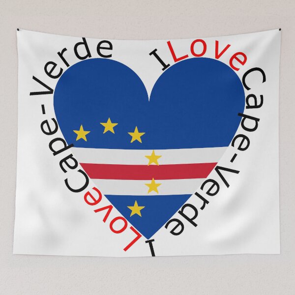 Item preview, I Love Cape Verde  Heart designed and sold by TheIconSmith.