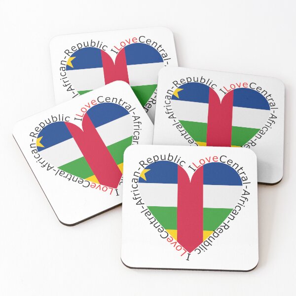 Item preview, I Love Central African Republic  Heart designed and sold by TheIconSmith.