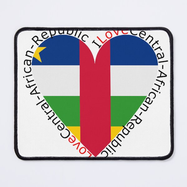 Item preview, I Love Central African Republic Heart designed and sold by TheIconSmith.