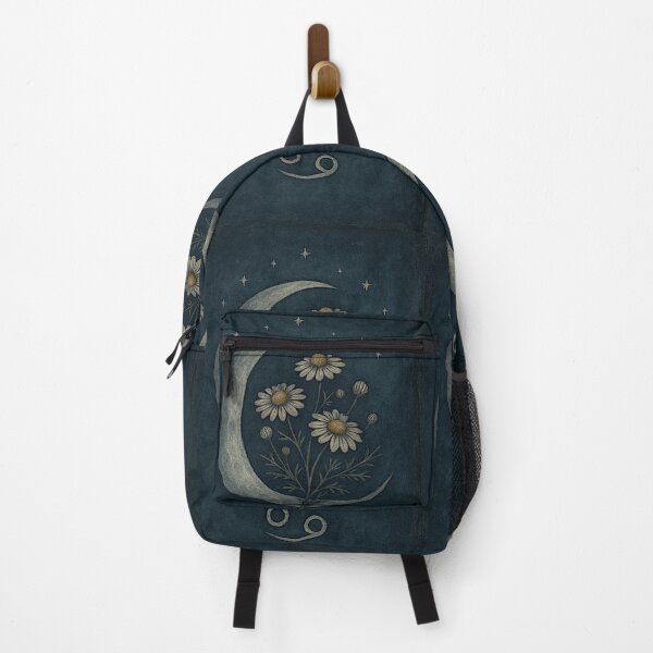 Item preview, Mystical Chamomile Moon – Cancer Zodiac Botanical Art designed and sold by LuxuryApparels.