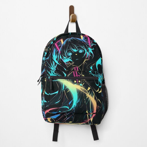 Item preview, Hatsune Miku Neon Noir | Cyberpunk Vocaloid Anime Glow Art designed and sold by Dyan4.