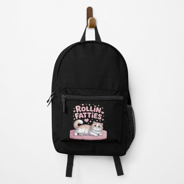 Item preview, Rollin Fatties Cat Meme Cat Lover Quote designed and sold by DigitaldeligArt.