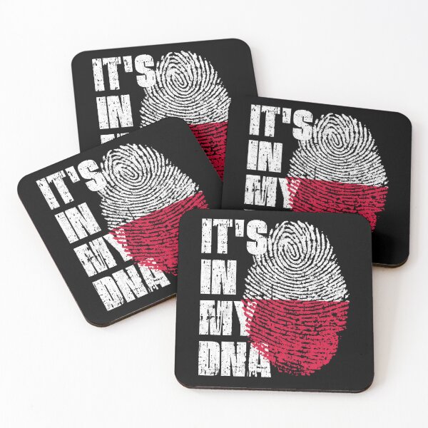 Item preview, IT'S IN MY DNA Poland Flag Roots designed and sold by CosmoKitsch.