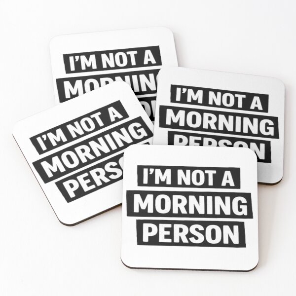 Item preview, I'm not a morning person #2 designed and sold by DinsignStudio.