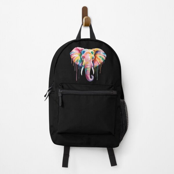 Item preview, Elephant Portrait Animal Art Floral Splash Wildlife Nature1 designed and sold by angolinnArt.