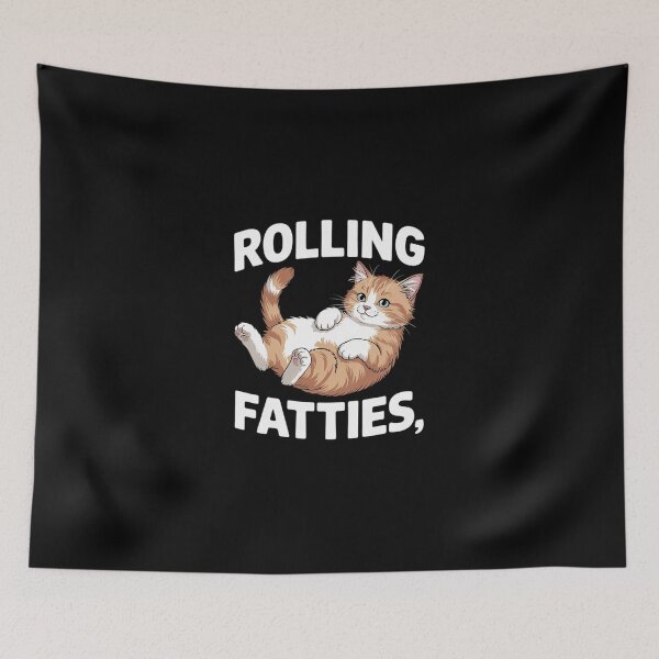 Item preview, Rolling Fatties - Cat Kitty Kitten Lover designed and sold by DigitaldeligArt.