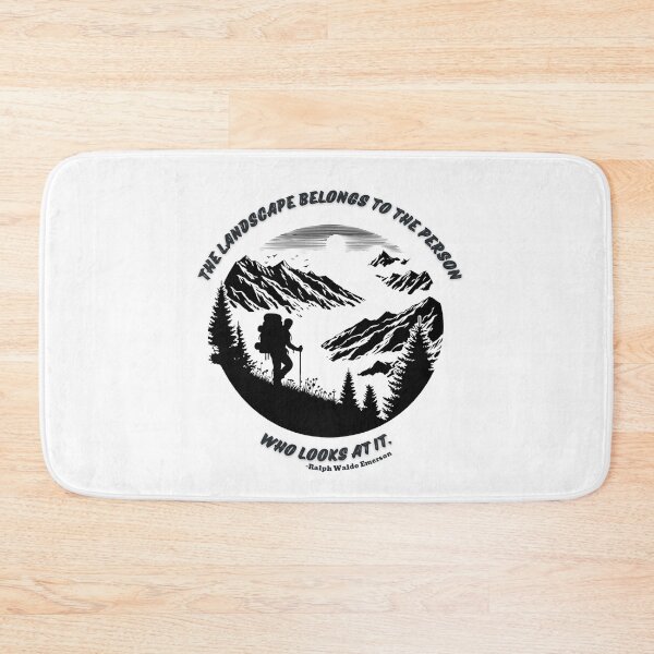 Item preview, The landscape belongs to the person who looks at it. Hiking Mountain Quote designed and sold by TeeArtWorld.