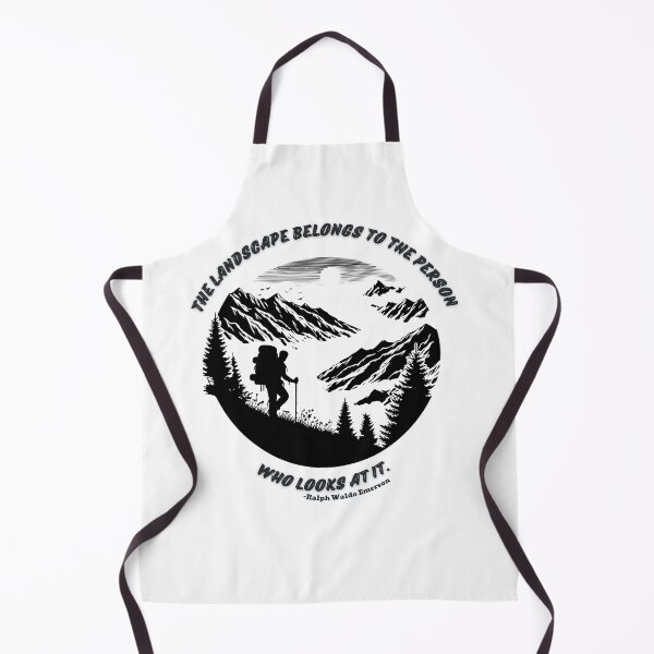 Item preview, The landscape belongs to the person who looks at it. Hiking Mountain Quote designed and sold by TeeArtWorld.