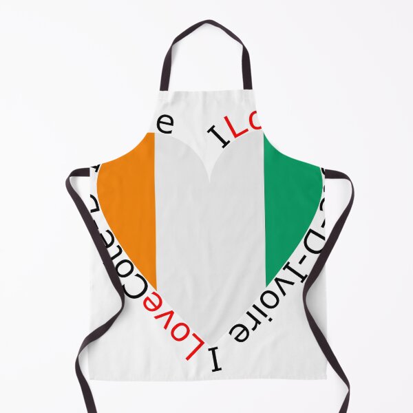 Item preview, I Love Cote D Ivoire  Heart designed and sold by TheIconSmith.