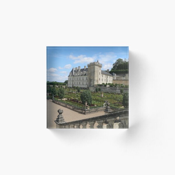 Europe, France, Loire, Châteaux, Villandry, Jardin, Photographie, BebiCervin Bloc acrylique