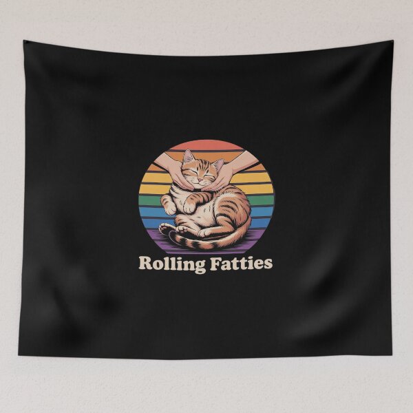 Item preview, Rolling Fatties Cat 6 designed and sold by DigitaldeligArt.