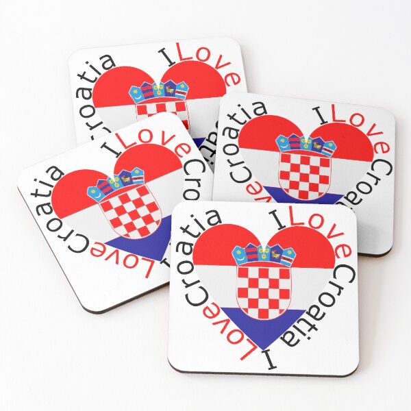Item preview, I Love Croatia  Heart designed and sold by TheIconSmith.