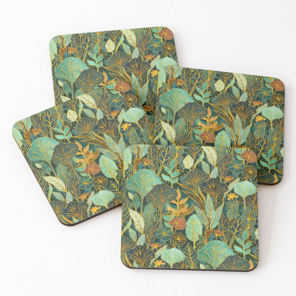 Item preview, Naive Art Lush Garden Tapestry in Green and Blue designed and sold by micklyn.