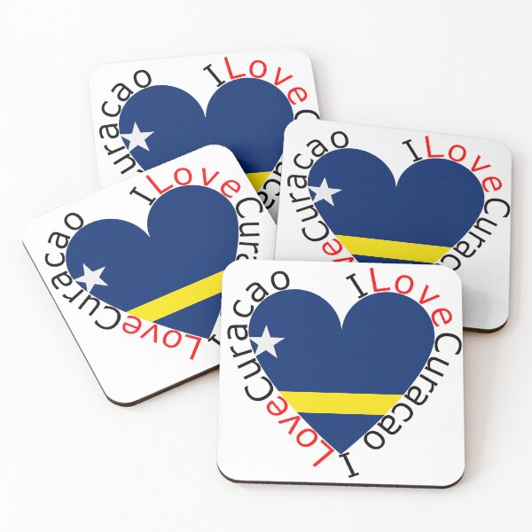 Item preview, I Love Curacao Heart designed and sold by TheIconSmith.