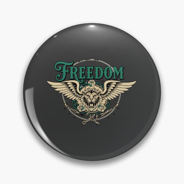 Item preview, Freedom Winged Lion Emblem Vintage Power Design designed and sold by THE-DAILY-DRIPS.