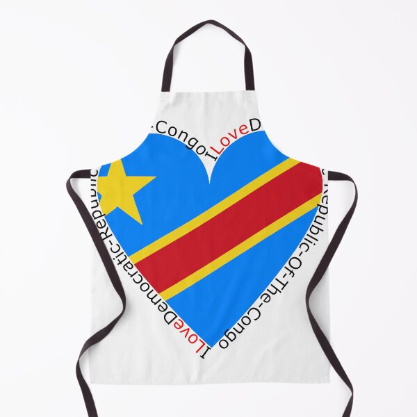 Item preview, I Love Democratic Republic Of The Congo Heart designed and sold by TheIconSmith.