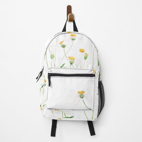 Item preview, hand painted white black-jack flowers watercolor painting  designed and sold by ColorandColor.