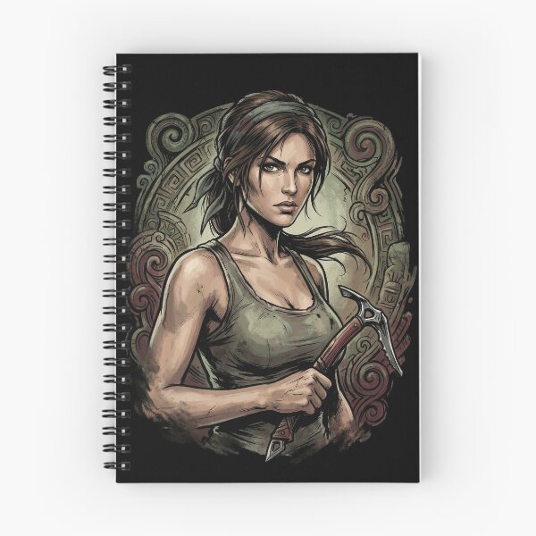 Item preview, Lara Croft T-Shirt | Turquoise Tank Retro Tomb Raider Fan Apparel designed and sold by Senpaiwaves.
