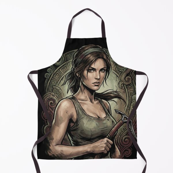 Item preview, Lara Croft T-Shirt | Turquoise Tank Retro Tomb Raider Fan Apparel designed and sold by Senpaiwaves.