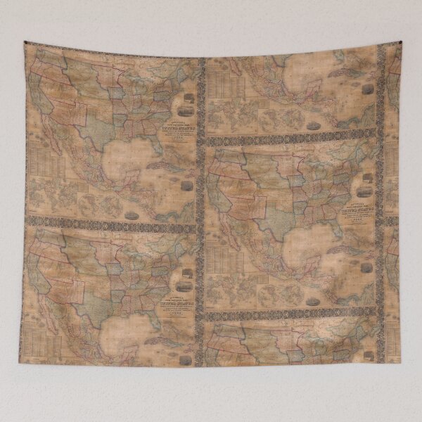 Item preview, Vintage United States National Map designed and sold by sahbender.