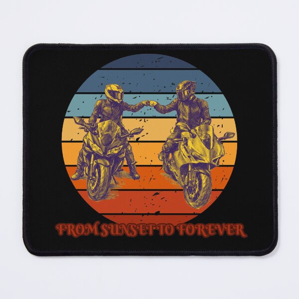 Item preview, Motocouple with bike side by side t-shirt motorcycles motolovers velentines day designed and sold by JP-Crew-100.