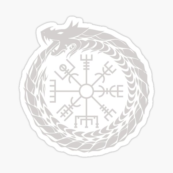 Item preview, Vegvisir Jormungandr World Serpent Norse Mythology designed and sold by Beltschazar.