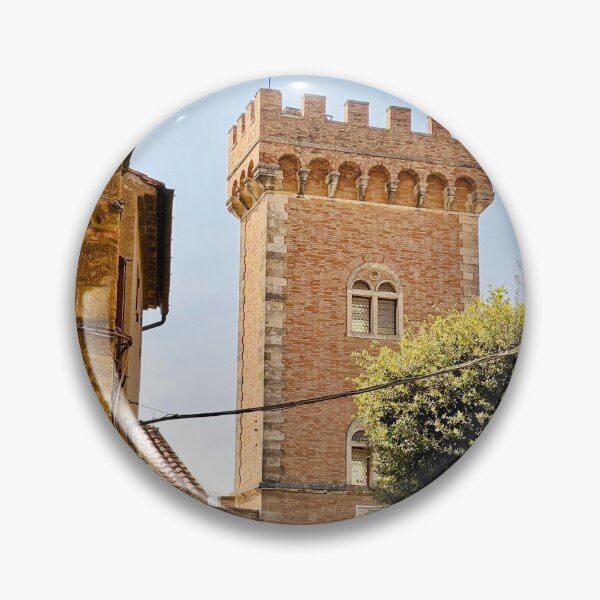 Item preview, Italian village castle print designed and sold by happytraveller1.
