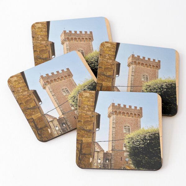Item preview, Italian village castle print designed and sold by happytraveller1.