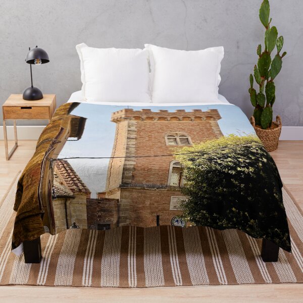 Item preview, Italian village castle print designed and sold by happytraveller1.