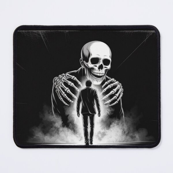 Item preview, Dark Whispers Horror Skeleton Vintage Illustration Retro Gothic Poster designed and sold by CrystalCove11.