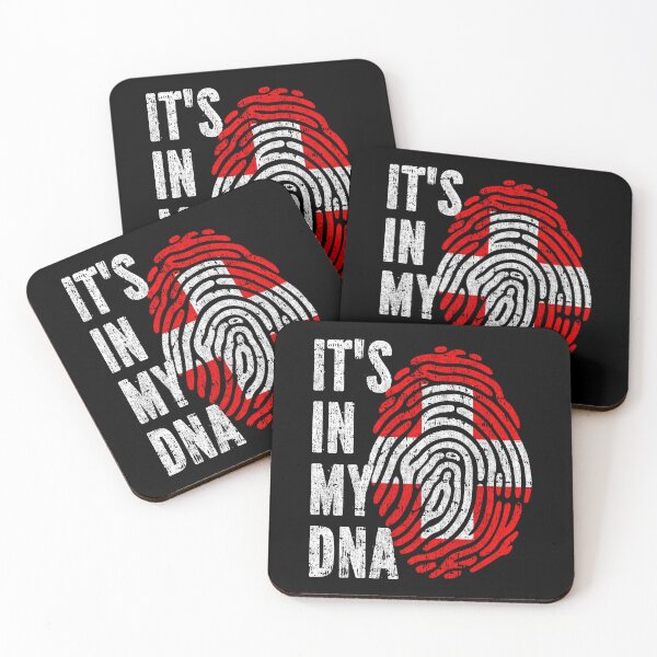 Item preview, IT'S IN MY DNA Switzerland Flag Roots designed and sold by CosmoKitsch.