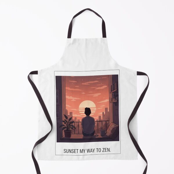Item preview, Sunset My Way To Zen Lo-Fi Aesthetic Apartment View designed and sold by Dariusz.K.