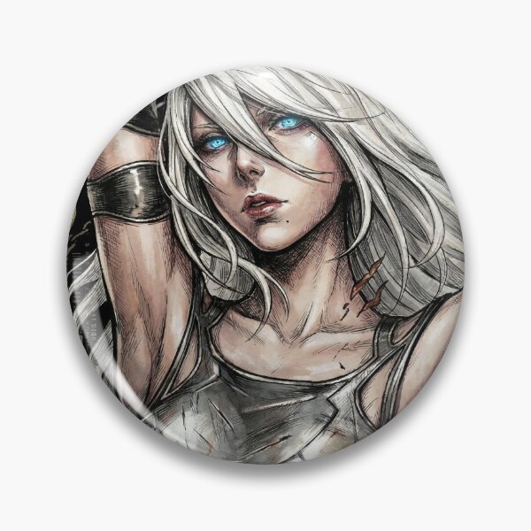 Item preview, NieR Automata A2 T-Shirt | Type A No.2 Rogue Android Katana Tee designed and sold by Senpaiwaves.