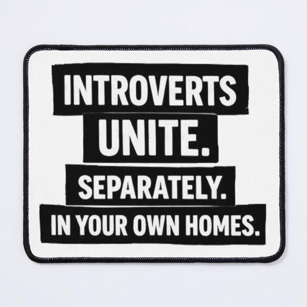 Item preview, Introverts unite #2 designed and sold by DinsignStudio.