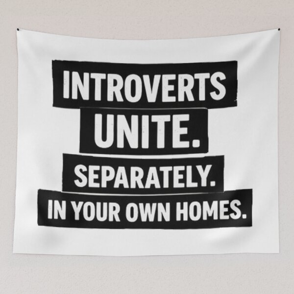 Item preview, Introverts unite #2 designed and sold by DinsignStudio.