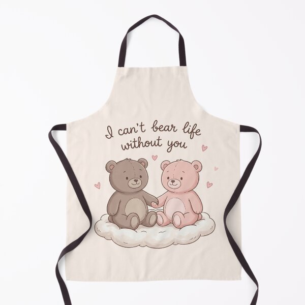 Item preview, Cute Bear Couple in Love – Valentine’s Romantic designed and sold by Nice Vibes Prints.