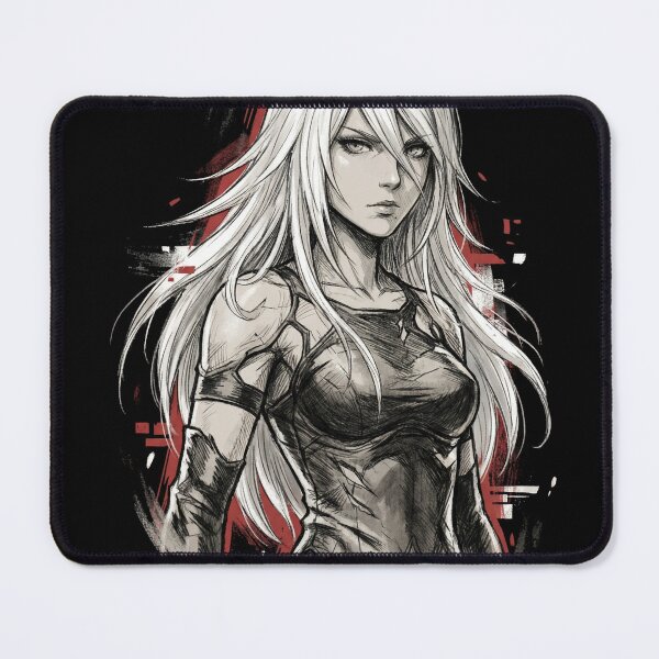 Item preview, A2 NieR Shirt | Long White Hair Tattered Black Outfit Gamer Merch designed and sold by Senpaiwaves.